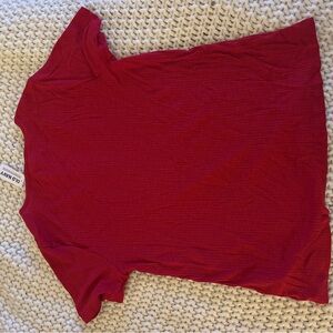 Old Navy Women's Vibrant Red Short Sleeve Tee